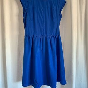 SILKY ROYAL BLUE DRESS